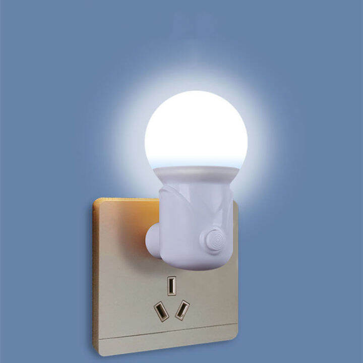 led-plug-in-night-light-2-สี-baby-nurse-eye-sleep-light-bedroom-socket-lights-ประหยัดพลังงานโคมไฟทางเดินน่ารักระเบียง-iewo9238