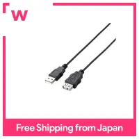 Eco-friendly package (RoHS compliant &amp; environmentally friendly) USB2.0 A male to female extension cable, 3m long, Black U2C-JE30BK