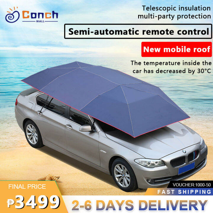 Car sunshade removable multifunctional car roof umbrella sun protection