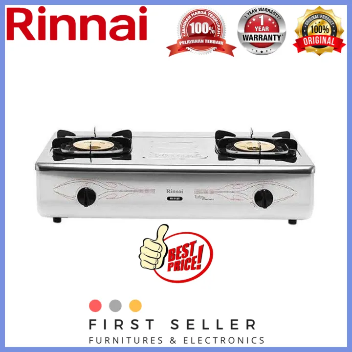 Rinnai Kompor Ri 712 T Ri 712t 2 Tungku Lazada Indonesia