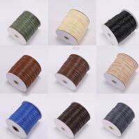 10M Colorful Cotton Cord Waxed Thread Rope 0.5-2mm Waxed Leather Line Cord String Strap Bead for DIY Jewelry Making Supplies