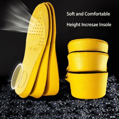 ♣ Invisible EVA Height Increase Insoles for Women Men 1.5cm 2.5cm 3.5cm Breathable Comfortable Shock Absorption increase Full Pad