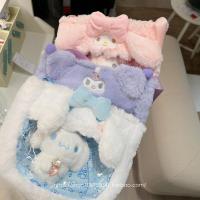 2023 Kawaii Sanrio Cinnamoroll My Melody Kuromi ตุ๊กตาผ้ากำมะหยี่ Itabag อนิเมะกระเป๋าหิ้วนุ่มกระเป๋าสะพายไหล่พร็อพของขวัญ