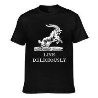 Live Deliciously 1 Mens Short Sleeve T-Shirt