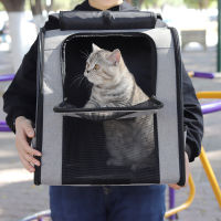 Cat Backpacks Breathable Outdoor Cat Carrier Shoulder Bag For Small Dogs Cats Portable Travel Folding Backpack Supplies