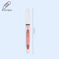 Bangqi ปากกามาร์กเกอร์หัวยาวหมึกสีขาว20มม. สำหรับตกแต่งงานไม้ในห้องน้ำปากกามาร์กเกอร์ทรงลึกอเนกประสงค์