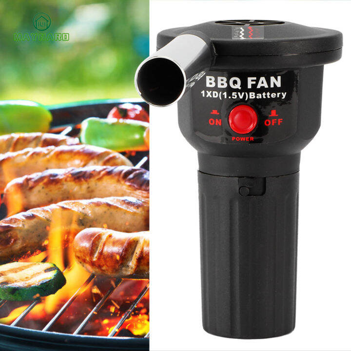 Portable Handheld BBQ Fan Electric Air Blower for Outdoor Picnic