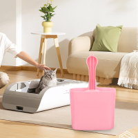 Cat Litter Scoop Suit ที่วางพลาสติกอุปกรณ์สำหรับสัตว์เลี้ยงอุปกรณ์ทำความสะอาดแบบพกพา Reusable Tools