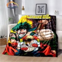 (Multi size available in stock)  อะนิเมะ My Hero Academia ซีรี่ส์ Flannel ผ้าห่มโซฟาเตียงอุ่นสบายผ้าห่มนิ่มลายการ์ตูนผ้าคลุมเตียงผ้าห่มเด็ก  (Free personalized design available)