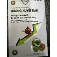 VIÊN UỐNG ĐƯỜNG HUYẾT ĐAN HỘP 30 VIÊN HỖ TRỢ HẠ ĐƯỜNG HUYẾT