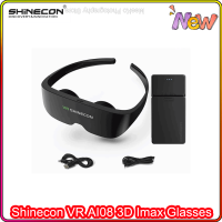 Shinecon VR AI08 3D Imax แว่นตาแบบมีสายจอแสดงผลรุ่น SC-AI08 4K ชุดหูฟังหน้าจอยักษ์สเตอริโอ Cinema Virtual Reality Vr แว่นตา