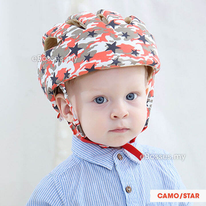 Infant Baby Toddler Soft Safety Helmet Head Protection Head Protective Cap Adjustable Lazada