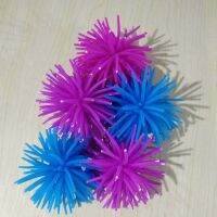 hot【cw】 Silicone Aquarium Ornament Artificial Sea Urchin 1Pcs