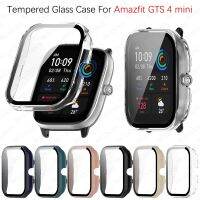 ►❆ LJ7.23 เคส PC ป้องกันเต็มจอ พร้อมกระจกนิรภัย สําหรับ Huami Amazfit GTS 4 mini watch Cover