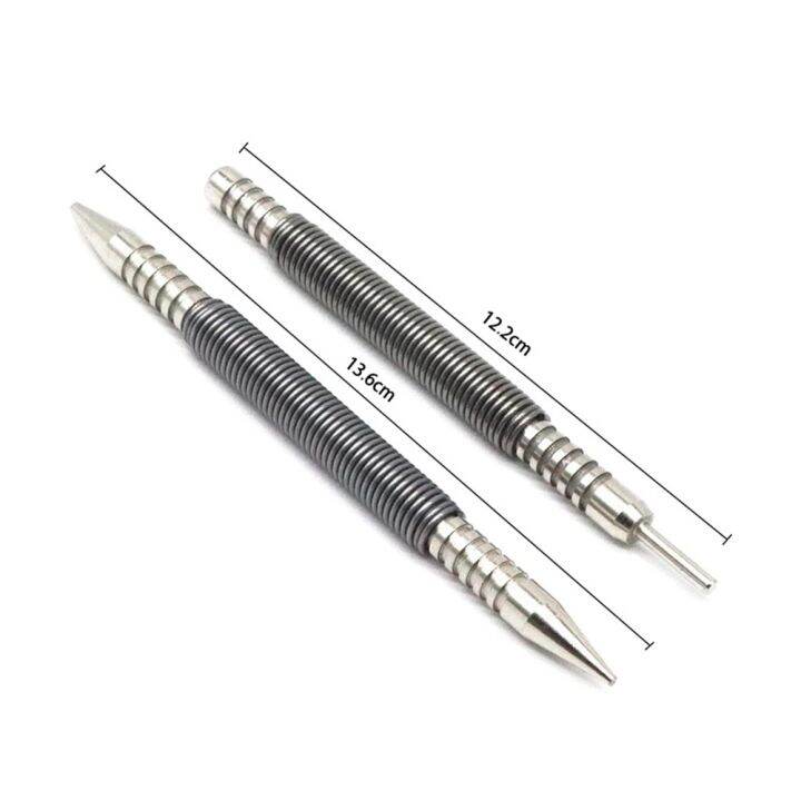 lz-trawe2-spring-tool-hammerless-nail-set-center-pin-punch-spring-loaded-marking-metal-woodwork-drill-bit-door-pin-removal-tool