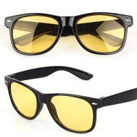 Trends Night Vision Glasses Rice nails Square Anti-glare UV400 Riding  Sunglasses Yellow Lenses Women Windproof Driving Goggles Goggles