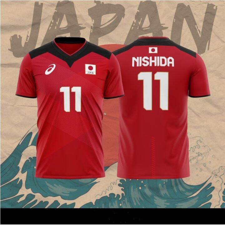 2023 Japan Olympic Volleyball Jersey Nishida yuji No.11 /3 Colors
