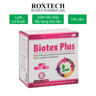 Men tiêu hóa Biotex Plus giảm rối loạn tiêu hóa, giảm tiêu chảy, táo bón, đầy bụng, khó tiêu - Vỉ 100 viên thumbnail