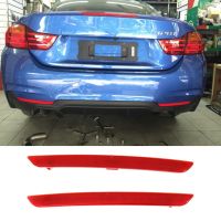 Rear Left+Right Bumper Reflector Kits for BMW 428I 2014-2016 430I 435I 440I 63147847234 63147847233