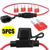 【YF】 5pcs/set Car  Fuse Holder Socket Splash-proof Box with Mini Blade Wire Cutoff Switch Automotive Holders 12V 30A