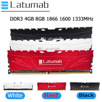 ใหม่ Latumab RAM DDR3 8G 4G 1866MHz 1600MHz 1333MHz หน่วยความจำเดสก์ท็อป240Pins PC3-14900 12800 10600 DIMM 1.5V RAM Gaming PC หน่วยความจำ