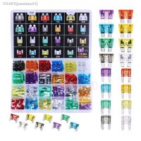 ﹍✖♞ 100/120/140PCS Car Fuses 2A 3A 5A 7.5A 10A 15A 20A 25A 30A 35A Amp with Box Clip Assortment Auto Blade Type Fuse Set