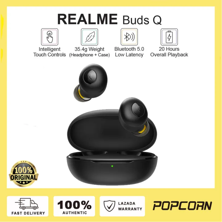 Realme Buds Q Wireless Earphones Bluetooth 5.0 TWS with 400mAh Battery