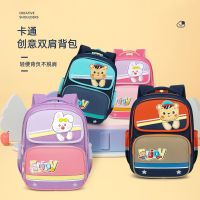 【Hot Sale】 New style primary school students grade 3-4 large-capacity schoolbag cartoon student bag spine protection load reduction wear-resistant backpack cross-border