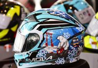 หมวกกันน็อค Bilmola Veloce - Snow sky หมีฟ้า