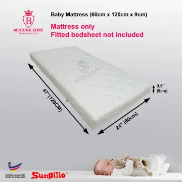 Cot mattress shop 90 x 60