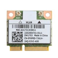 ตัวแปลงการ์ด Wifi ครึ่ง PCI-E สำหรับ Atheros AR5B225ตัวรับสัญญาณ Wifi 802.11 B/g/n ตัวแปลงสำหรับ DW1703 DELL สำหรับ Win 7 8 8.1 10