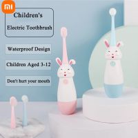 ☋⊙┅ XIAOMI Childrens Electric Toothbrush Waterproof Ultrasonic Soft Toothbrush Vibration Cleaning Smart Tooth Cleaner Tooth Brush