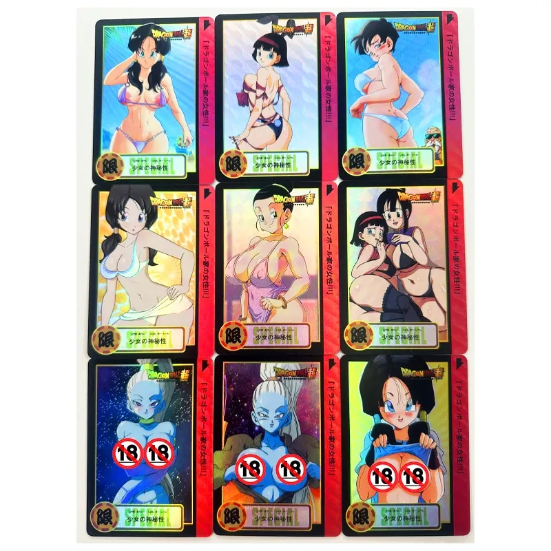 Dragon Ball Gt Bulma Porn - 9Pcs/Set Dragon Ball Z GT Vados Bulma 18 ACG Nude Toys Hoies Hoy  Collectibles Game Collection Anime Cards New | Lazada PH