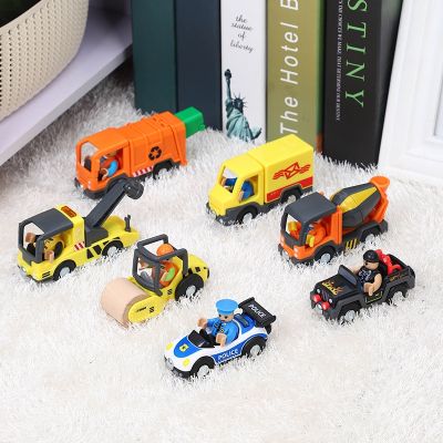 Plastic Magnetic Train Plane Wood Railway Helicopter Car Truck Accessories Toy For Kids Fit Wood new Biro Tracks Gifts