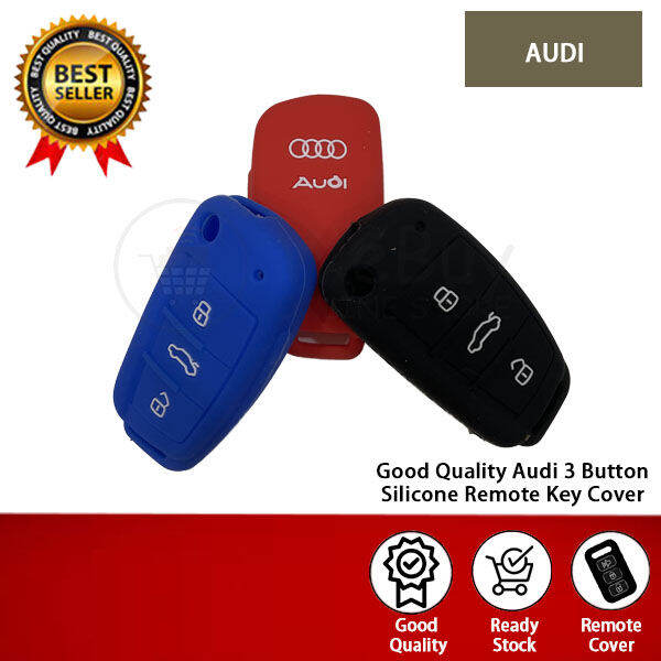 Silicone Car Key Cover Audi A1 A3 A4 A5 A6 A7 A8 R8 TT S5 S6 S7 S8 SQ5 Q5 RS5 Fold Flip Remote