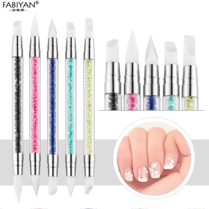 2 Way Rhinestone Crystal Nail Art Brushes Pen Silicone Head Carving Sculpture Pencil Acrylic Handle Manicure Salon Dotting Tools | Lazada PH 2 Way Rhinestone Crystal Nail Art Brushes Pen Silicone Head Carving Sculpture Pencil Acrylic Handle Manicure Salon Dotting Tools | Lazada PH