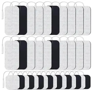 Official TENS 7000 OTC Electrodes Replacement Pads, 48 Pack, 2 x 2,  White, New