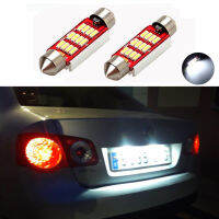 2pcs Canbus Festoon 36mm LED Bulb C5W 4014 SMD Lamp Car License Plate Lights For Volkswagen VW Golf 3 4 5 6 Passat B6 B5 3c Polo