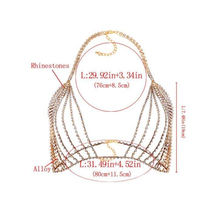 vba5730-ร่างกาย-ชายหาด-เซ็กซี่-เงางาม-มีสไตล์-พลอยเทียม-เครื่องประดับชุดชั้นใน-บิกินี่โซ่-ชุดชั้นใน-เครื่องประดับคริสตัล