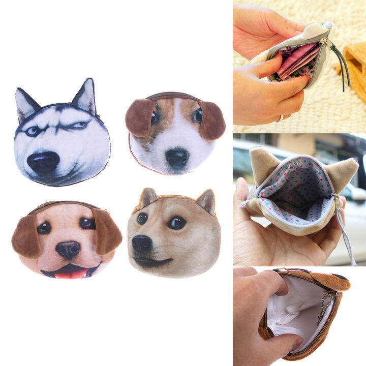 3d-wallet-bag-coin-purses-plush-dog-purse-animal-face-zipper-mini-cat-cute-3d