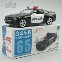 1:43 Diecast Car Model Toy Mustang 2015 Police Patrol Wagon Pull Back Car