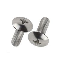 M4 304 Stainless Steel Phillips Drywall Screw Truss screws Mushroom head Machine screws Nails Screws  Fasteners