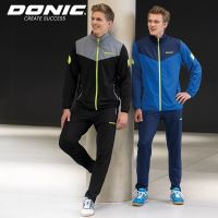 Donic Table Tennis Clothing Sport Jersey Men Women Sportswear long Sleeved sport coat trousers