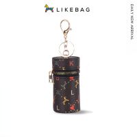 Likebag ของแท้ กระเป๋าหนัง PU ใส่ลิปสติก กุญแจ จี้ลายกราฟฟิตี้TH