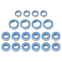 20PCS Rubber Sealed Ball Bearing Kit for Tamiya TT01 TT-01 TT01E TT01D TT02B 1/10 RC Car Upgrades Parts Accessories