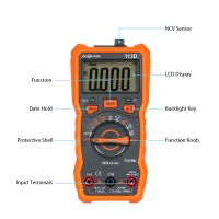 ZZOOI RM113D NCV Digital Multimeter 6000 Counts Auto Ranging AC/DC Voltage Temperature Measuring Meter Flash Light Backlight Screen