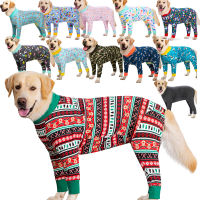 เสื้อผ้าสุนัข Dog Jumpsuit เสื้อผ้าสุนัขขนาดกลางชุดนอนสุนัข Golden Labrador เครื่องแต่งกาย Husky Teddy Corgi Homewear drop shipping-kjhkhjlk