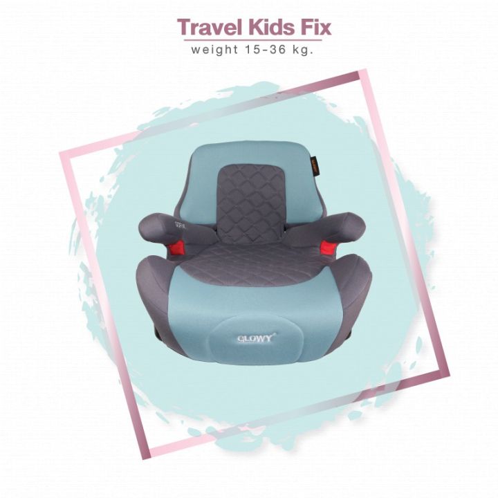 glowy-w-เบาะติดรถยนต์-รุ่น-travel-kids-fix-aqua-สีฟ้า-สินค้าตัวโชว์-สภาพ-90