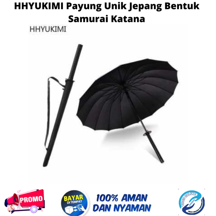 BISA COD Payung Unik Jepang Bentuk Samurai Katana / Payung Jepang