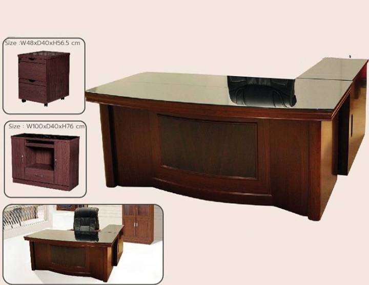shop-nbl-โต๊ะผู้บริหาร-160-cm-model-wt-380-16-ak-ดีไซน์สวยหรู-สไตล์เกาหลี-พร้อมตู้เอกสาร-ตู้ล้อ-1-ชุด-สินค้ายอดนิยม-แข็งแรงทนทาน-ขนาด-160x80x77-cm